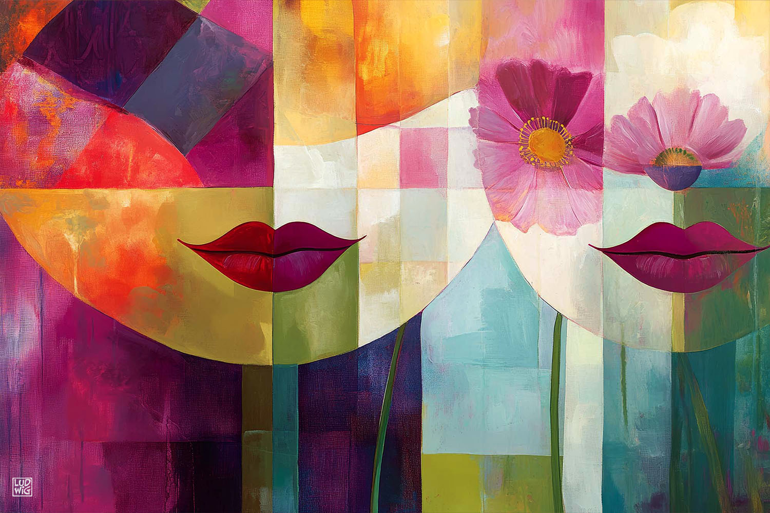 Floral Faces by Ludwig